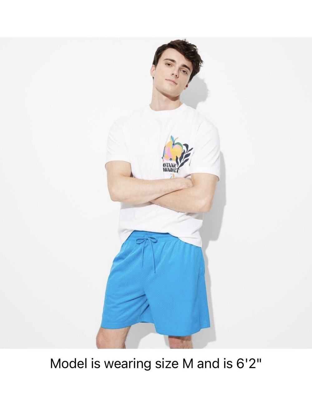 Original Use Men’s 7” Mesh Athletic Shorts Turquoise Blue XL Drawstring